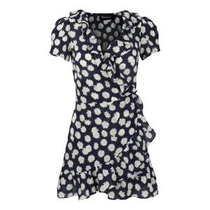 Realisation Valentina Daisy Print Silk Mini Dress